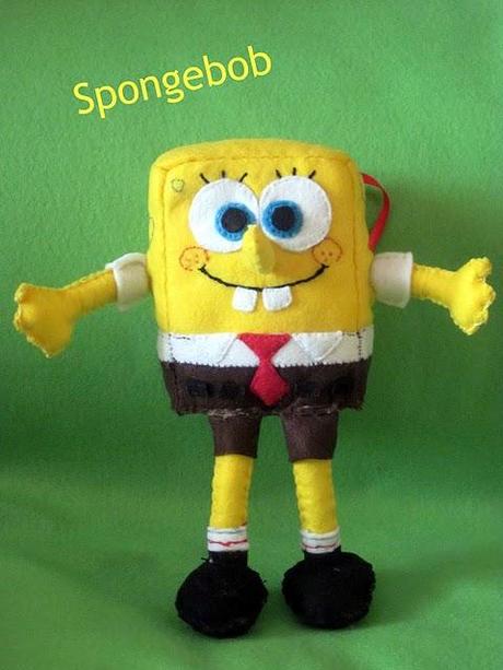 Torta Spongebob farcita con panna e Nutella