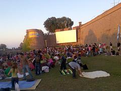 Cinema all’aria aperta di Montjuic