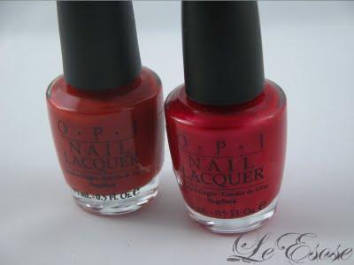 OPI_Nail Lacquer_Off With Her Red & Deer Valley Spice