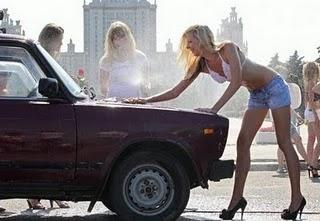 Putin Sexy Car Wash