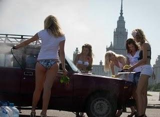 Putin Sexy Car Wash