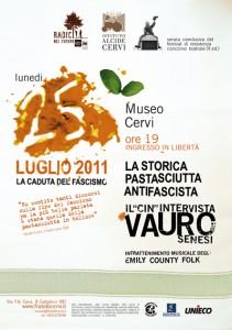 A conclusione del Festival Teatrale di Resistenza – Premio Museo Cervi