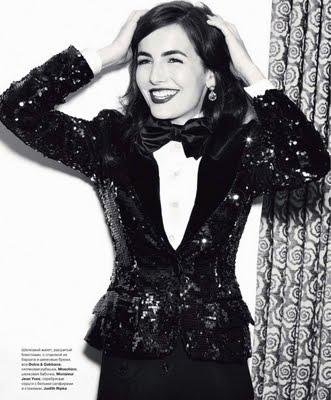 Camille Belle in Dolce & Gabbana su Tatler Russia