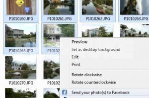 Come caricare foto su facebook velocemente agendo dal menu contestuale di Windows