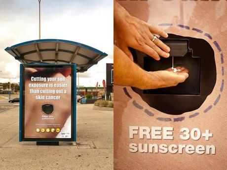 Sun Smart e i billboard che proteggono dai danni del sole