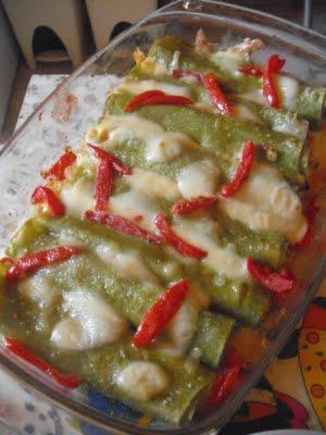 Cannelloni estivi  verdi alla feta