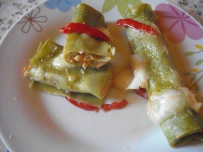 Cannelloni estivi  verdi alla feta