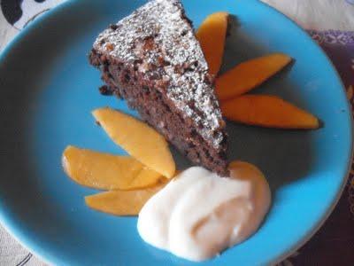 Torta di carote e cacao