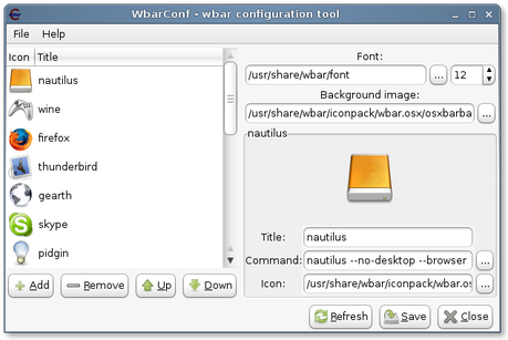 5 docks manager per Linux per visualizzare l'elenco delle finestre aperte ed inserire dei collegamenti.