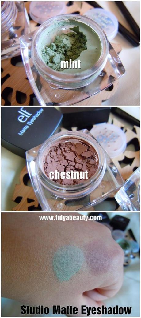 Studio Matte Eyeshadow [ mint & chestnut]