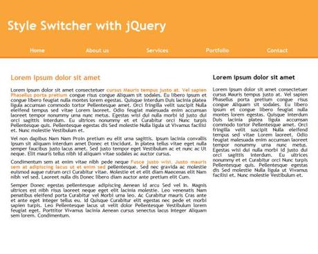 Realizzare uno style switcher con jQuery