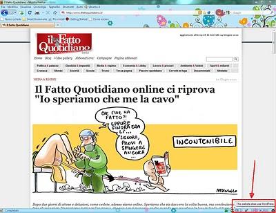 IlFattoQuotidiano.it usa WordPress