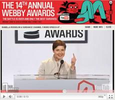 Webby Awards 2010: il Green Porno di Isabella Rossellini