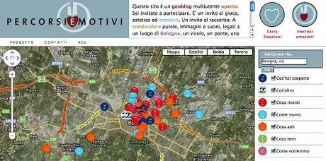 Il geo-blog della Città di Bologna - Percorsi emotivi