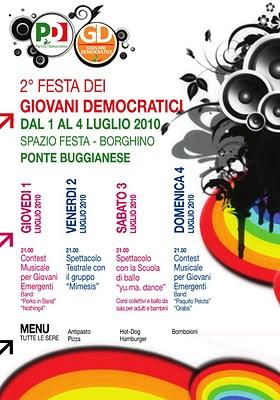 2ª Festa dei Giovani Democratici della Valdinievole
