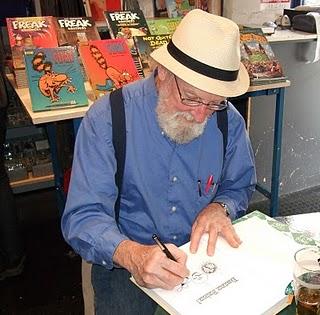 Gilbert Shelton firma per Gotham Library!