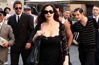 Monica Bellucci sul set dello spot di Martini Gold by D