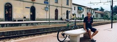 in bicicletta