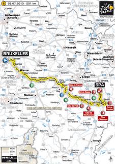 PRESENTAZIONE 2a TAPPA TOUR DE FRANCE: BRUXELLES-SPA