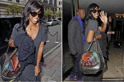 Kelly Rowland con la Lily bag D