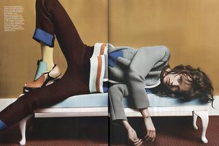 COLOUR SHOCK... UK Vogue August 2010 with Freja Beha Erichsen by Josh Olins