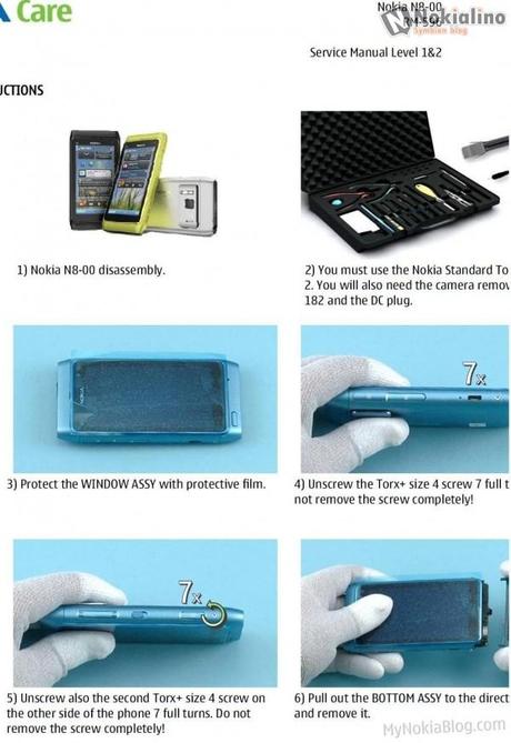 Nokia N8 Assembly – Disassembly