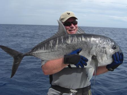 Pescando un carango alle Fiji