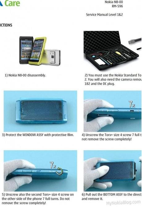 Montare e smontare (Assembly Disassembly) Nokia N8