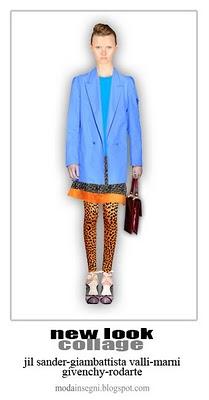 New Look Collage: Jil Sander-Giambattista Valli-Givenchy-Rodarte-Marni