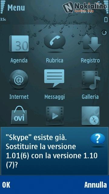 Update: Skype per symbian v.1.10(7)