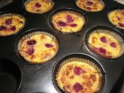 Clafoutis di ciliegie ...mini e medi......