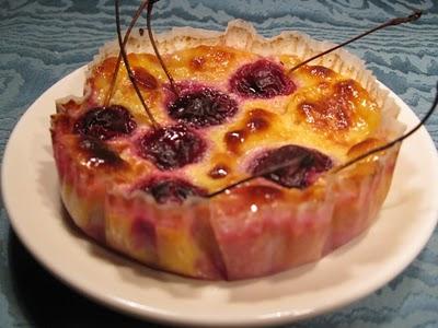 Clafoutis di ciliegie ...mini e medi......