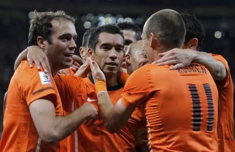 Mondiali SudAfrica2010: Uruguay-Olanda 2-3