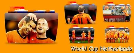 Pack icone desktop con tema l'Olanda ai Mondiali di Calcio