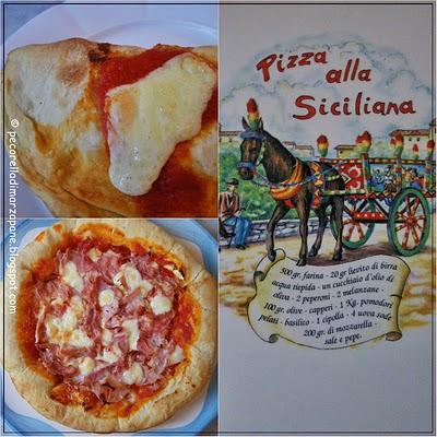 Calzone e Pizza con il cornicione ripieno di ricotta