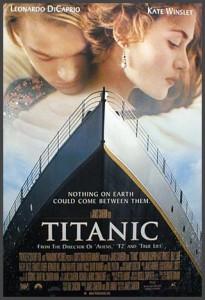 Poster originale del Titanic di Cameron