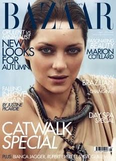 Marion Cotillard in Dolce & Gabbana su Harpers Bazaar UK Ago 2010