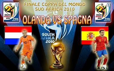 Diretta streaming OLANDA VS SPAGNA Finale Mondiale Sud Africa 2010