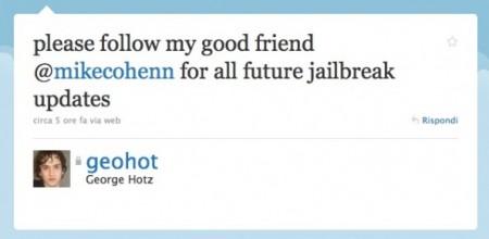 Geohot, ancora novità sul suo addio