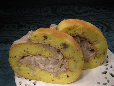 Rotolo alle cipolle e noci