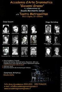 Nasce a Catania l’Accademia d’Arte Drammatica “Giovanni Grasso”. Nicola Costa ne è il direttore artistico