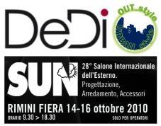 DeDi al SUN di Rimini dal 14 al 16 ottobre 2010