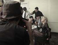 Madonna nel backstage della campagna a/i 2010/11 Dolce & Gabbana