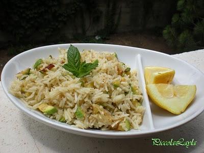 Riso Basmati con Zucchine Sesamo tostato e Menta