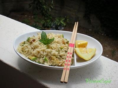 Riso Basmati con Zucchine Sesamo tostato e Menta