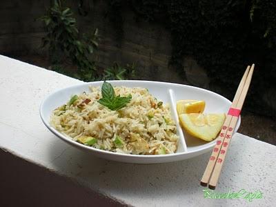 Riso Basmati con Zucchine Sesamo tostato e Menta