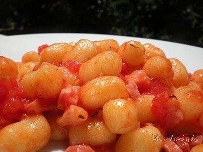 Chicche di Patate con Pancetta e Timo