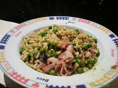 Kamut con Piselli e Pancetta