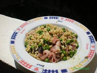 Kamut con Piselli e Pancetta