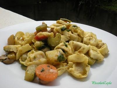 Cappelletti al prosciutto Crudo con Verdure e Funghi